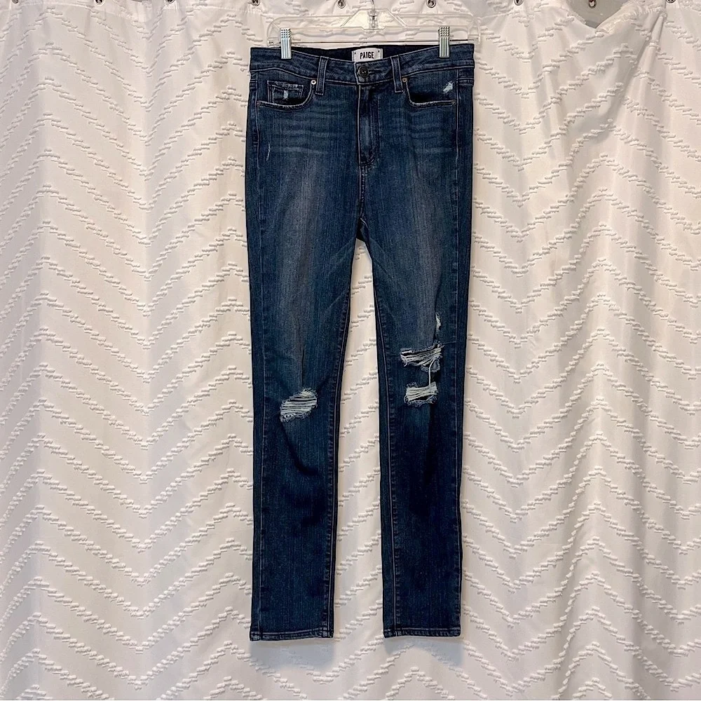 Paige Hoxton crop roll up jeans